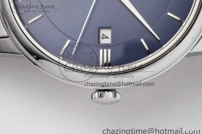 0524 De Ville SS DIWF 1:1 Best Edition Deep Blue Dial SS Markers on SS Bracelet MIYOTA Thermal 7849